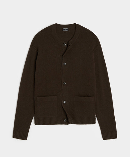 Nomad Cashmere Cardigan in Espresso Bean